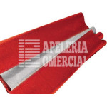 PAPEL FANTASIA P/REGALO METALICO GOFRADO ROJO